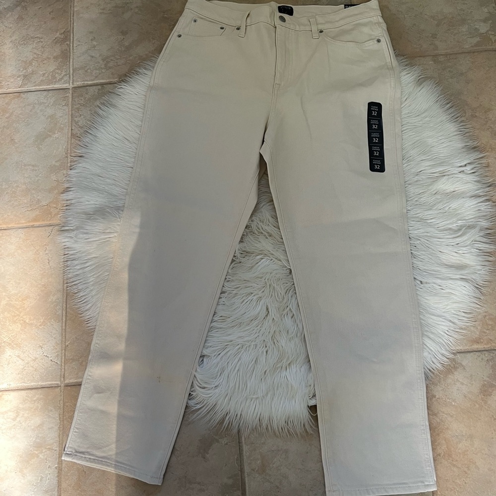 J crew classic vintage size 32 new with tags